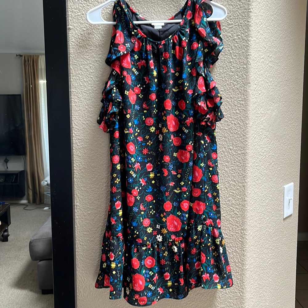 J. Crew floral print dress
